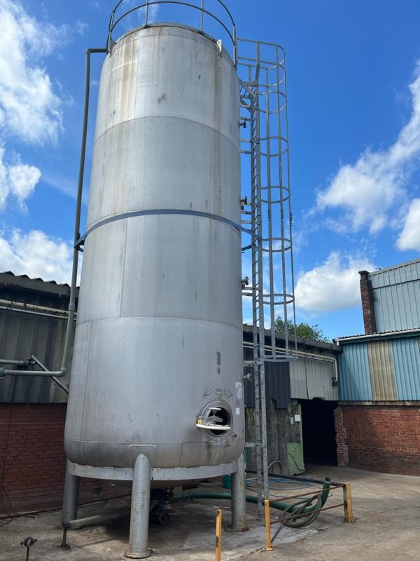 60,000 litre used stainless steel tank